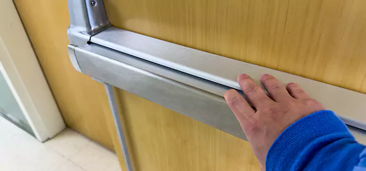 Installing a Push Bar on a Door Wesley Chapel
